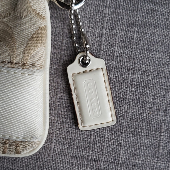 Coach Beige Wristlet - Picture 3 of 8